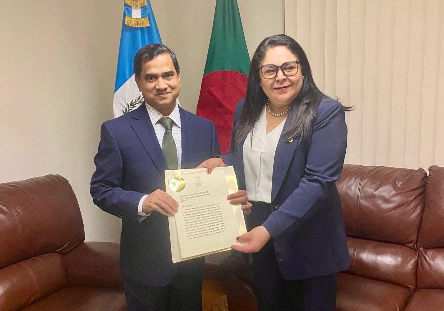 Ambassador Mushfique Calls for Stronger Bilateral Ties with Guatemala